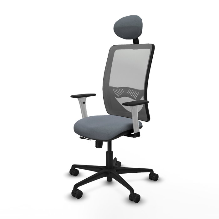 PIQUERAS Y CRESPO Silla de oficina Zulema Gris con mecanismo Sincro/Traslack PIQUERAS Y CRESPO Silla de oficina Zulema Gris con mecanismo Sincro/Traslack
