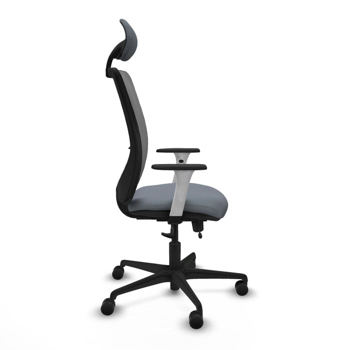 PIQUERAS Y CRESPO Silla de oficina Zulema Gris con mecanismo Sincro/Traslack PIQUERAS Y CRESPO Silla de oficina Zulema Gris con mecanismo Sincro/Traslack
