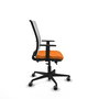 PIQUERAS Y CRESPO Silla de oficina Haches Naranja y Blanco