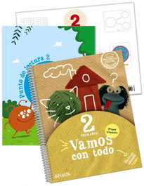 ANAYA Vamos con todo 2. Primer trimestre. + Punto de lectura 2 + Material manipulativo.