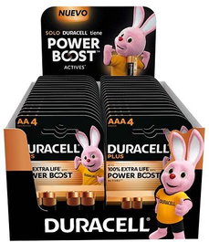 DURACELL Expositor 40 blisters pilas Power Boost