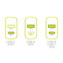 Mobile Origin MO12 Cargador de Pared PD20W Blanco con 1x USB-A y 1x USB-C