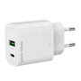 Mobile Origin MO12 Cargador de Pared PD20W Blanco con 1x USB-A y 1x USB-C