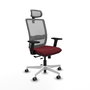 PIQUERAS Y CRESPO Silla de oficina Haches Granate y Gris