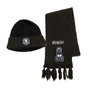 Cerdá Conjunto de 2 Piezas Gorro y Bufanda Wednesday Negro