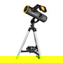 Bresser Telescopio AZ 76/350 Solarix con Trípode, Aumentos 35x, Diseño Carbón