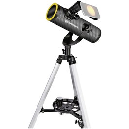 Bresser Solarix AZ Telescopio Reflector 76/350 Negro y Plata