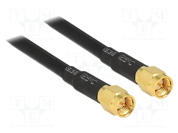 DeLOCK 88891 Cable coaxial de antena LMR195 SMA a SMA de 5 m