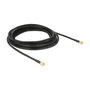 DeLOCK Cable coaxial LMR195 de 5m con conectores SMA Stecker