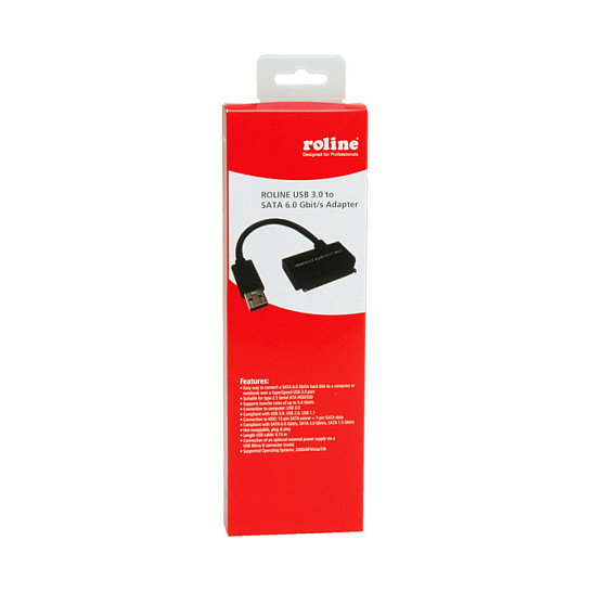 ROLINE Convertidor USB 3.2 Gen 1 a SATA 6.0 Gbit/s