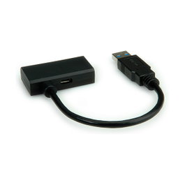 ROLINE Conversor USB 3.2 Gen 1 a SATA 6.0 Gbit/s 12.02.1043 Negro