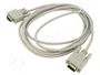 DeLOCK Cable serie Sub-D 9 a Sub-D 9 de 3 m, Beige de color beige