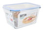 Inde Fiambrera Honda Rectangular con Válvula, 2350 ml (6 Unidades)