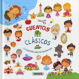 SUSAETA EDICIONES, 5 cuentos con pictogramas: Cenicienta/Blancanieves/Caperucita Roja/Rapunzel/La Sirenita - SUSAETA EDICIONES