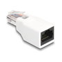 DeLOCK Adaptador RJ50 Macho a Hembra Blanco