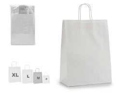 Pincello Bolsa de Papel Blanco Med