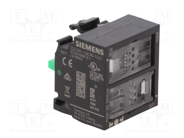 SIEMENS Módulo de control SIRIUS ACT con LED verde Ø22mm