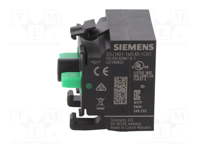 SIEMENS Módulo de control SIRIUS ACT con LED verde Ø22mm