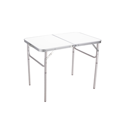 Marbueno Mesa Plegable Blanca de Aluminio 90X60X39/70 cm MARBUENO SUMMER 10031B