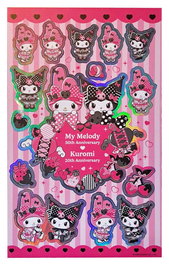 Sanrio Pegatinas Pink Black Party Series