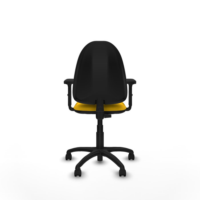 PIQUERAS Y CRESPO Silla de oficina Aýna Amarilla con Brazos 2D PIQUERAS Y CRESPO Silla de oficina Aýna Amarilla con Brazos 2D