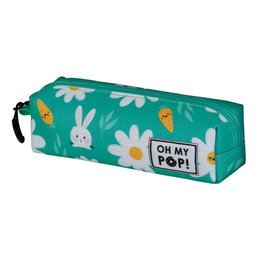 Oh My Pop Estuche Portatodo Cuadrado FAN 2.2 Blooming Turquesa