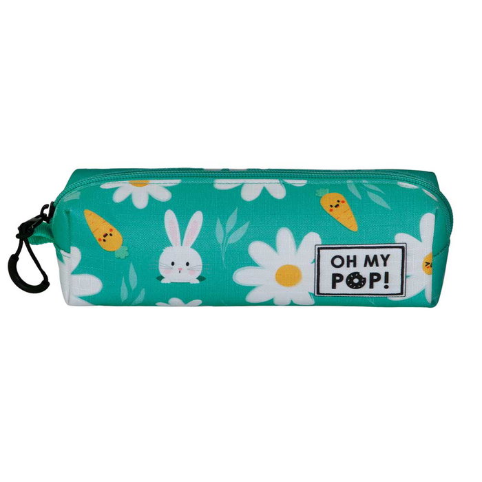 Oh My Pop Estuche Portatodo Cuadrado FAN 2.2 Blooming Turquesa