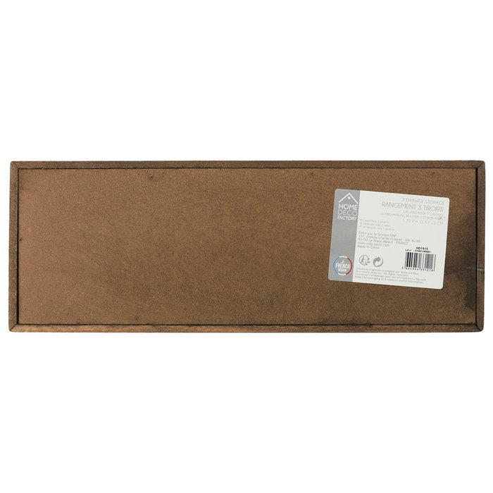 Home Deco Factory Cajonera con 3 Cajones Medidas 30x10,5x11 cm