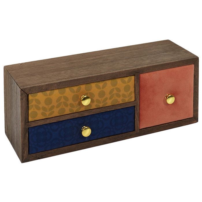 Home Deco Factory Cajonera con 3 Cajones Medidas 30x10,5x11 cm