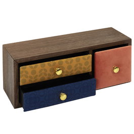 Home Deco Factory Cajonera con 3 Cajones Medidas 30x10,5x11 cm