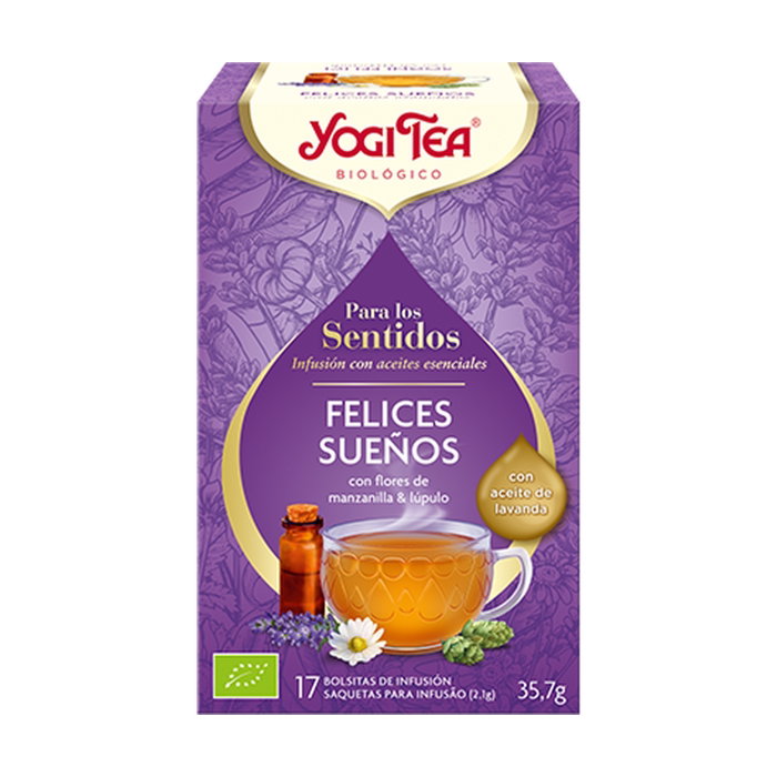 YOGI TEA Felices Sueños para los sentidos 17 bolsitas YOGI TEA Felices Sueños para los sentidos 17 bolsitas