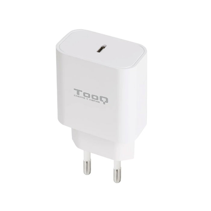 TooQ Cargador de Pared USB-C PD 20W Blanco TQWC-PDUSBC20W