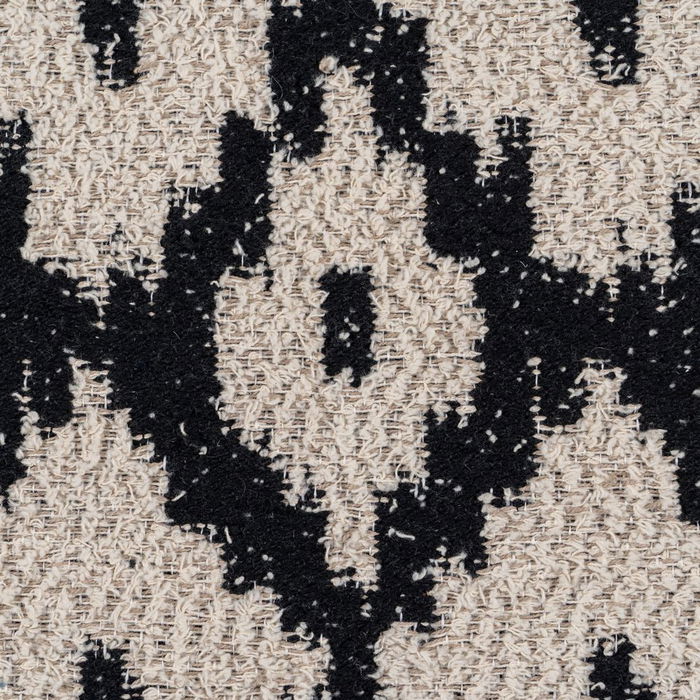 Cojín Blanco y Negro Algodón / Poliéster 40 X 60 cm (Set de 2)