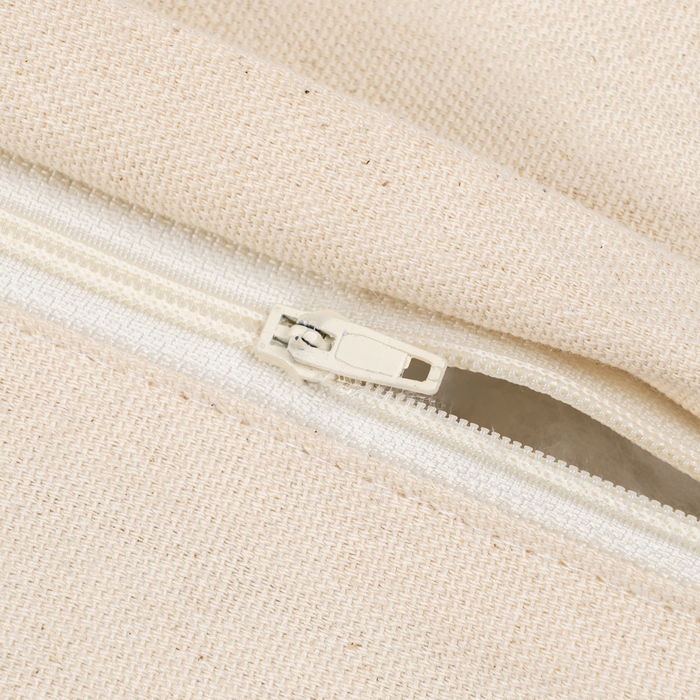 Cojín Blanco y Negro Algodón / Poliéster 40 X 60 cm (Set de 2)