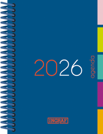 Ingraf Agenda 2026 Mediterraneo DP 356430 15x21 Castellano Colores Surtidos