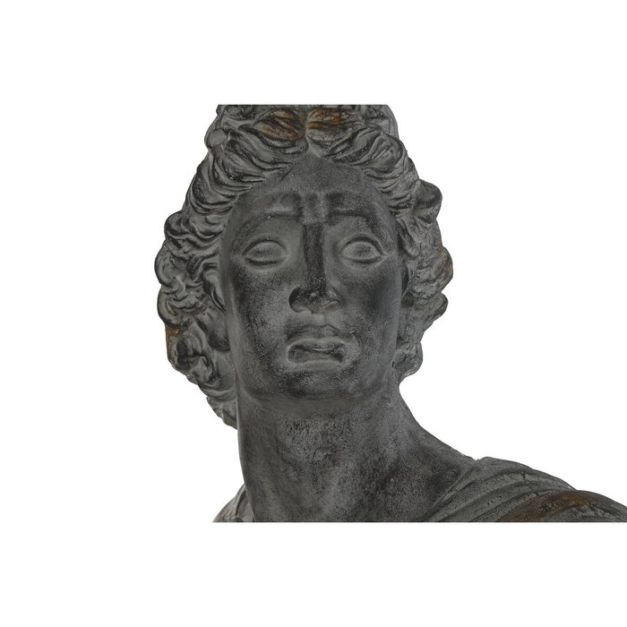 DKD Home Decor Figura de Busto en Fibra de Vidrio Gris 36x18x58,5 cm
