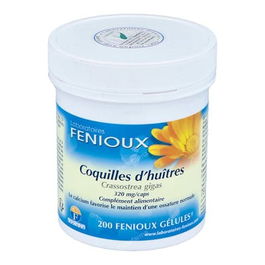 FENIOUX Concha De Ostra 200Cap. Aporta Calcio Para Huesos Saludables