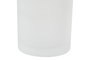 DKD Home Decor Portacepillos de Cristal Glaseado y Acacia 7x7x11,5 cm