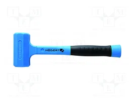 HÖGERT TECHNIK Martillo de fibra de vidrio de 680g sin retroceso