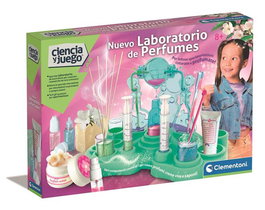 Clementoni Laboratorio de Perfumes y Cosméticos con Componentes Seguros para Niños a Partir de 8 Años