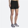 Pantalones Cortos Deportivos para Mujer Brooks Chaser 5" 2-in-1 Negro
