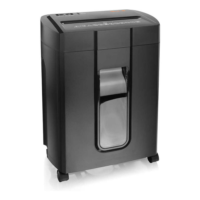 Peach PS500-70OP Destructora de Papel Corte Partículas 4x38 mm Nivel Seguridad P-4, 18 L, 2000 Hojas, 50 dB, para CD, Tarjetas y Grapas, Negro