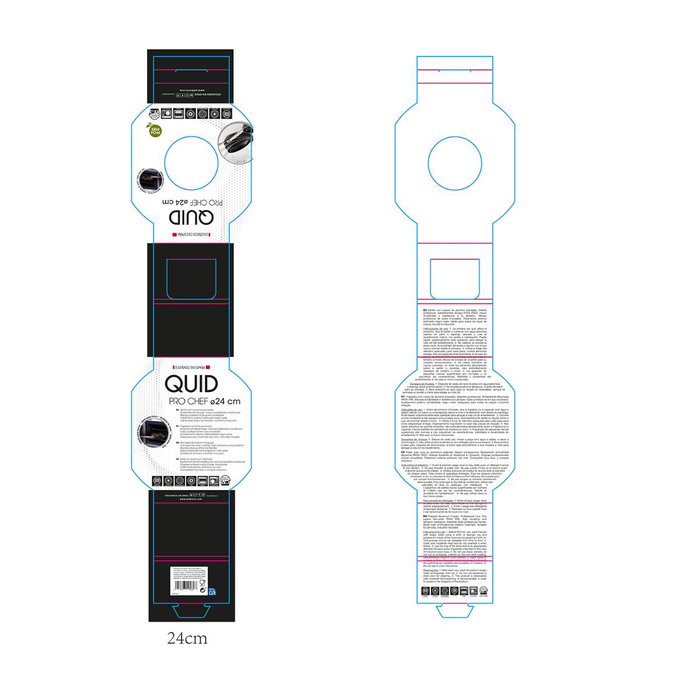 Quid Sartén Pro Chef de Aluminio Estampado 24 cm
