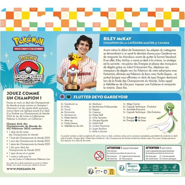 Pokemon Mazo del Campeonato Mundial de Pokémon: 2025