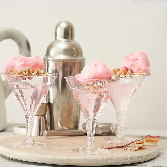 Algon Set de 4 Copas de Cocktail Transparentes 215 cc (24 Unidades)