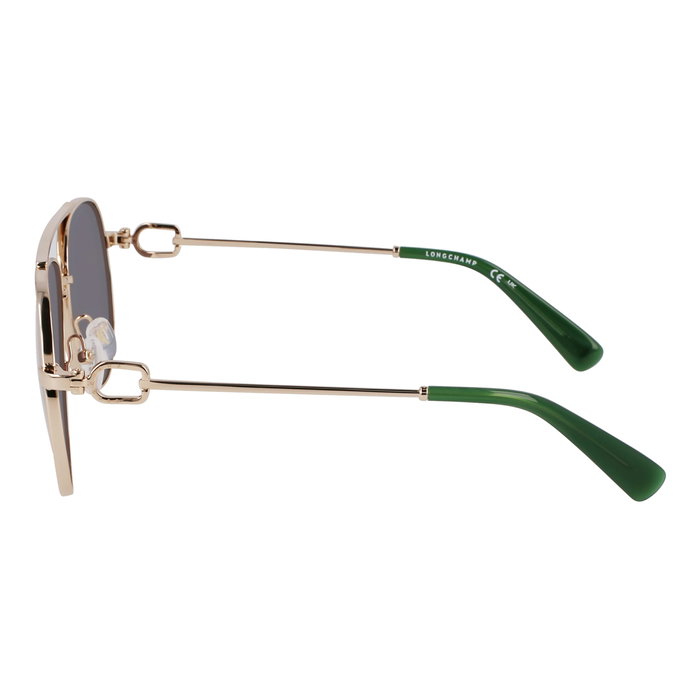 Longchamp LO178S-713 Gafas de Sol Doradas para Mujer