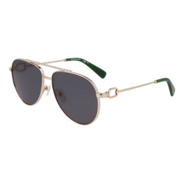Longchamp LO178S-713 Gafas de Sol Doradas para Mujer