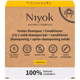 NIYOK Champu y Acondicionador Solido Vitamina 80 Gr