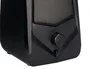 Q-connect Altavoces Bluetooth con Iluminación RGB 2x3W Control de Volumen Color Negro para PC y Consola