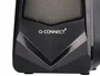Q-connect Altavoces Bluetooth con Iluminación RGB 2x3W Control de Volumen Color Negro para PC y Consola